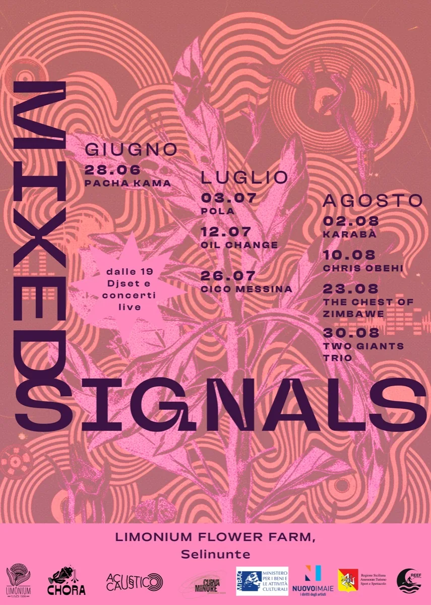 Locandina Mixed Signals, variante rosa